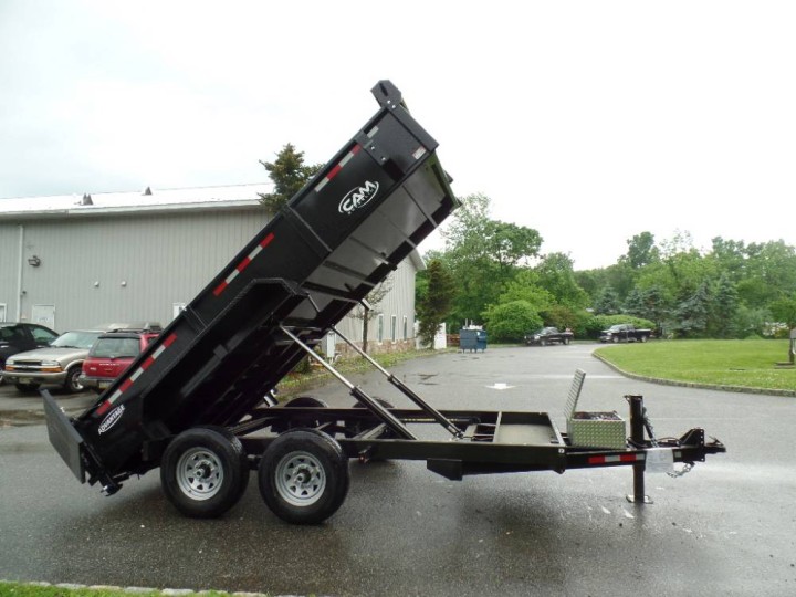 7X14 Dump Trailer 15,400lb GVWR Dual Piston Hydraulics