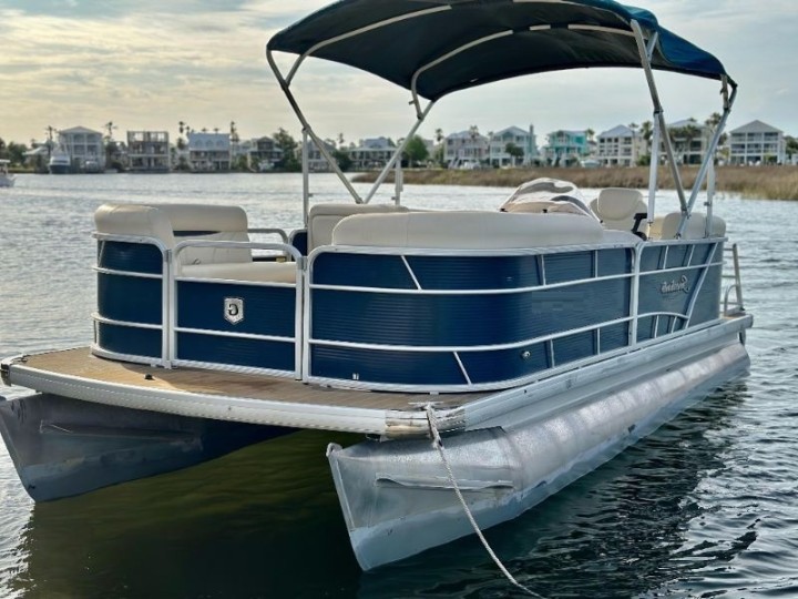 8-seater Pontoon Boat Orange Beach