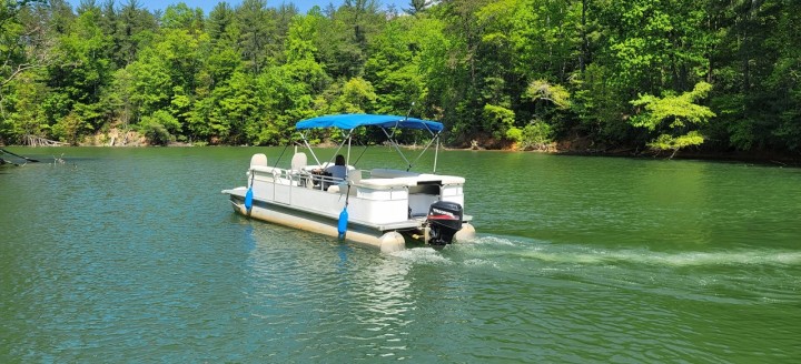 Lake James Pontoon Boat