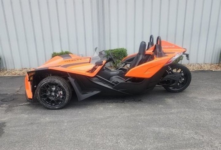 2024 Orange Polaris Slingshot Myrtle Beach