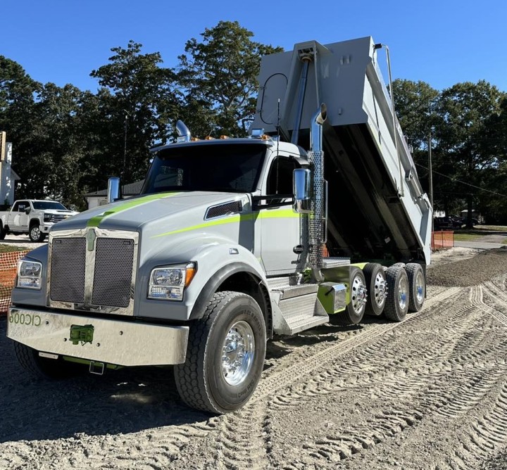Kenworth T880 Tri-Axle Dump Truck
