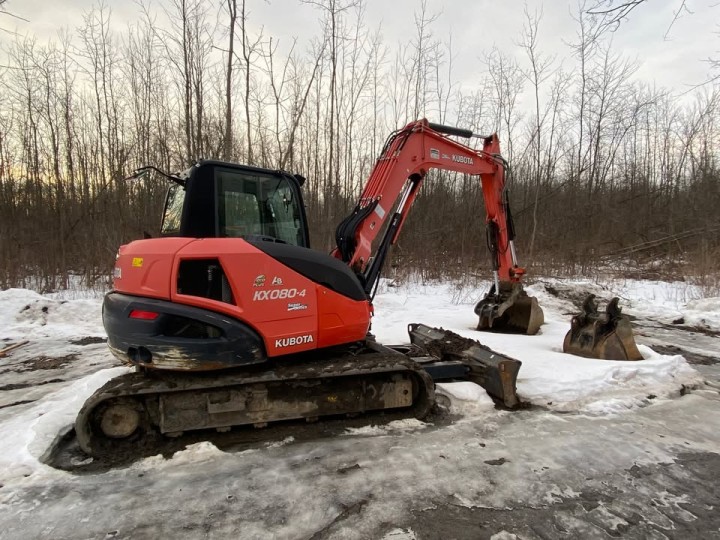 Kubota KX080-4S Super Series Mid-Size Excavator