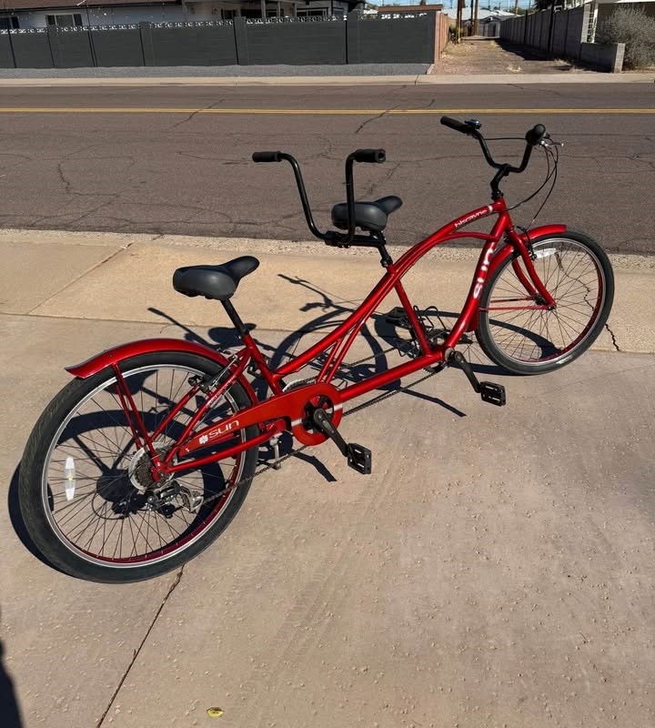 Two Seats, One Adventure - Rent Sun Bicycles Biscayne Tandem Today