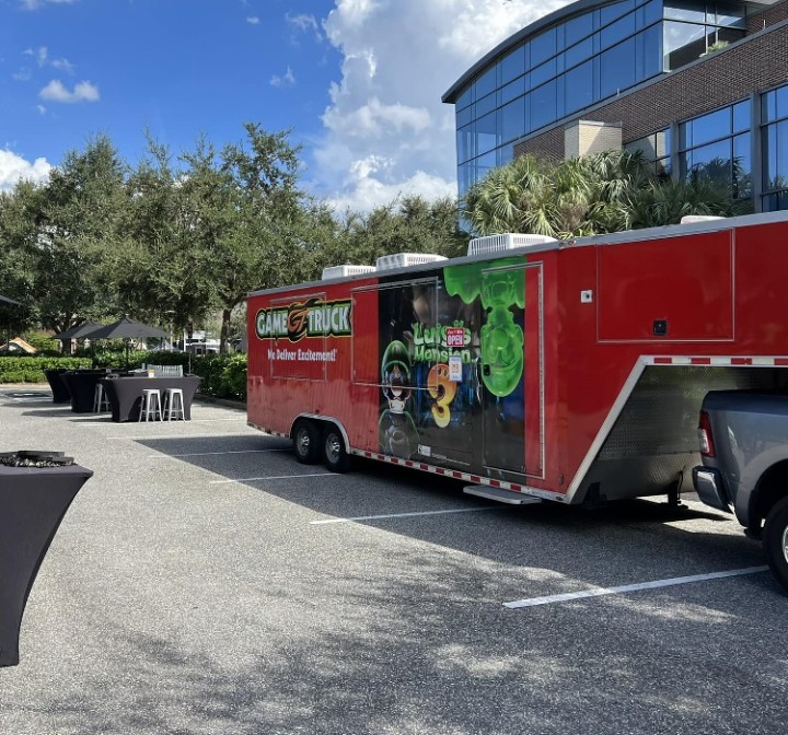Game Truck Orlando - Perfect for Birthdays & Resort Afterparties! 4K Screens • AC • 100+ Games!