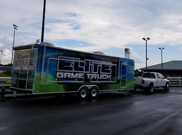 Speedway-Worthy Game Truck! Racing Simulators • Perfect for 500 Weekend & Tailgates!