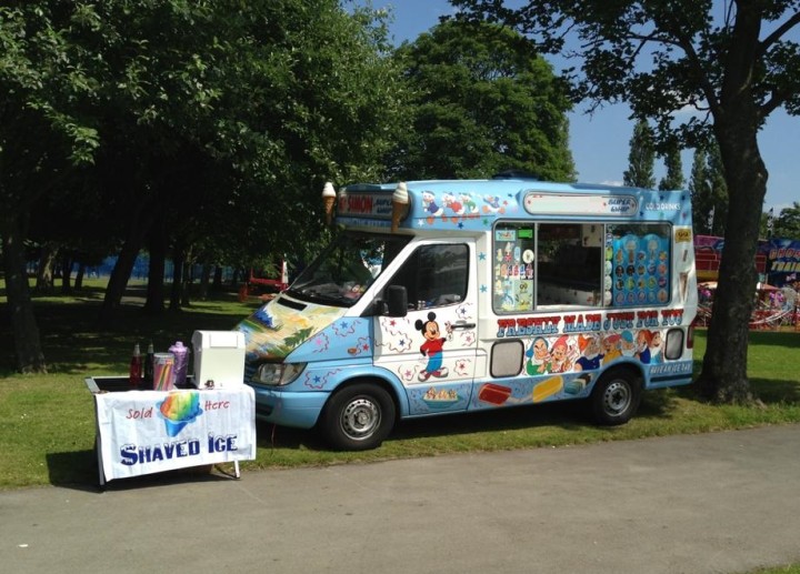 Your Barons Game Day Hit! Baseball-Themed Ice Cream Truck Rental