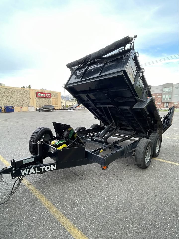 Compact 6x10 Dump Trailer - Easy to Tow & Maneuver. Rent Today!