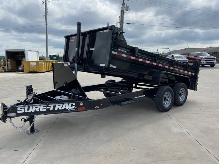 Sure-Trac 7x14 Dump Trailer - Fort Wayne's Top Choice!