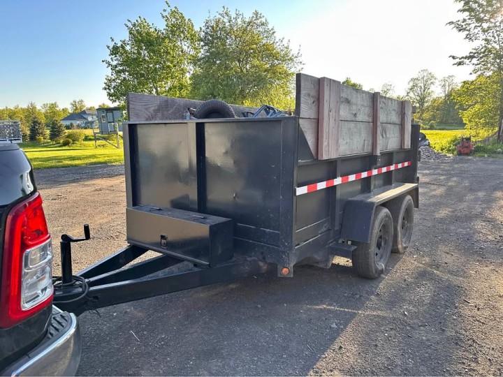 Compact 10ft Dump Trailer - Easy to Tow & Maneuver!