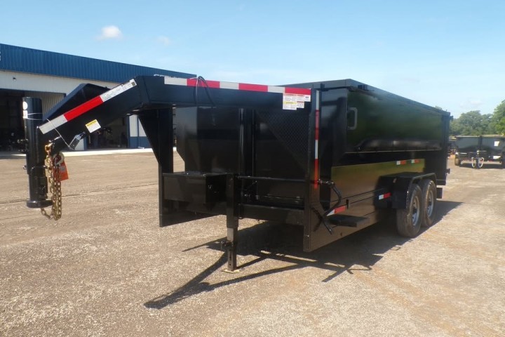 82"x16' Gooseneck Dump Trailer - Large Capacity, Reliable Performance!