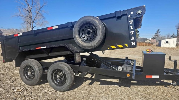 Titan 6.5x12x2 Dump Trailer