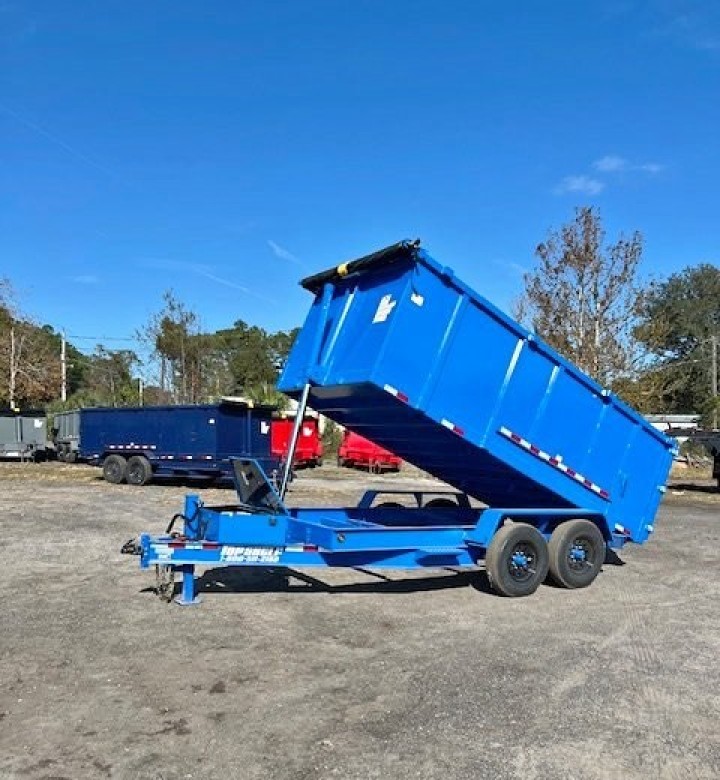 Top Shelf 7x14x48" Dump Trailer 48" Sides - Atlanta’s Best Value