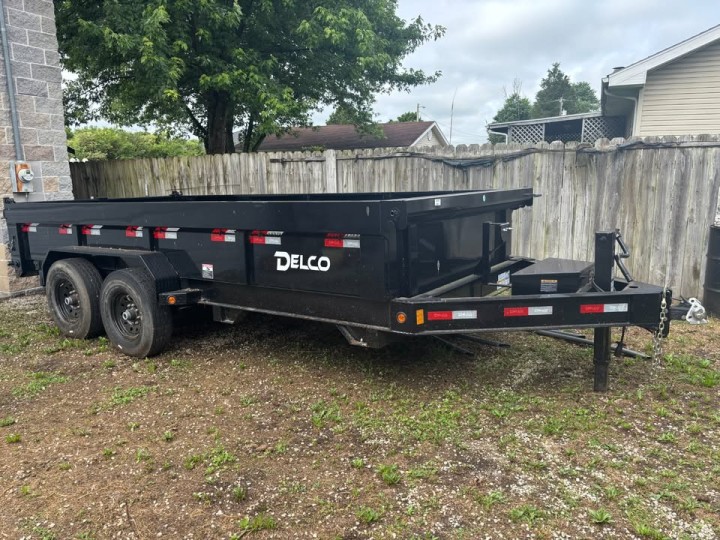 Delco D3 16' Heavy Duty Dump Trailer