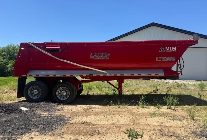 26ft MTM End Dump Trailer 40K GVWR - Perfect for Aggregate Hauling
