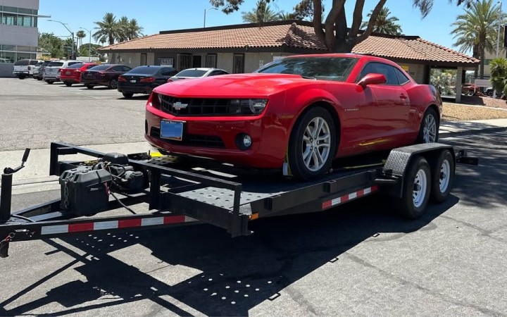 18’ Open Car Hauler Trailer - 7’ Wide - Las Vegas Rentals
