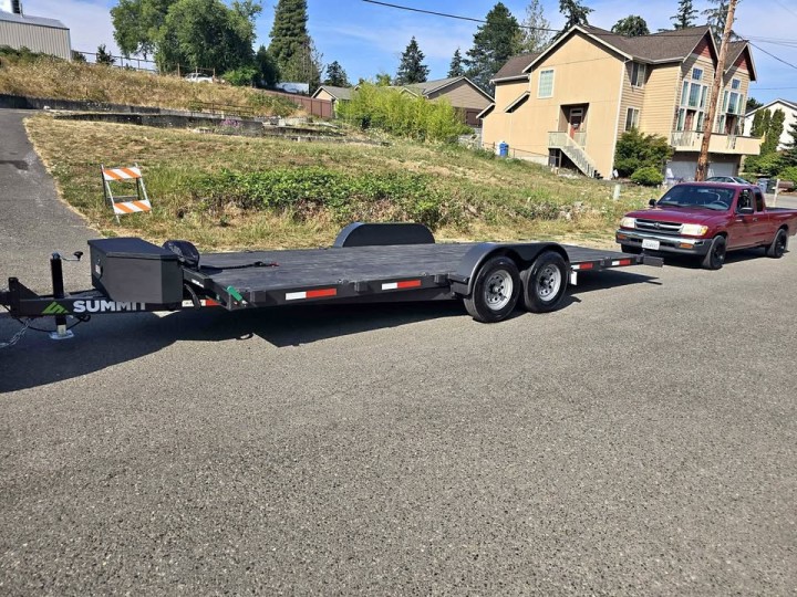 Premium Summit 22ft Car Trailer - Great for Low Cars