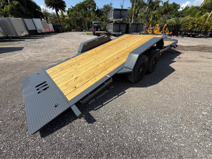 7x24 Tilt Flatbed Trailer - 15K Capacity - Load Anything FAST!