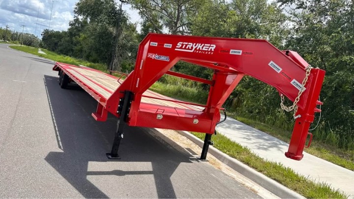 40ft STRYKER Gooseneck Flatbed Trailer - Florida’s Best Rental