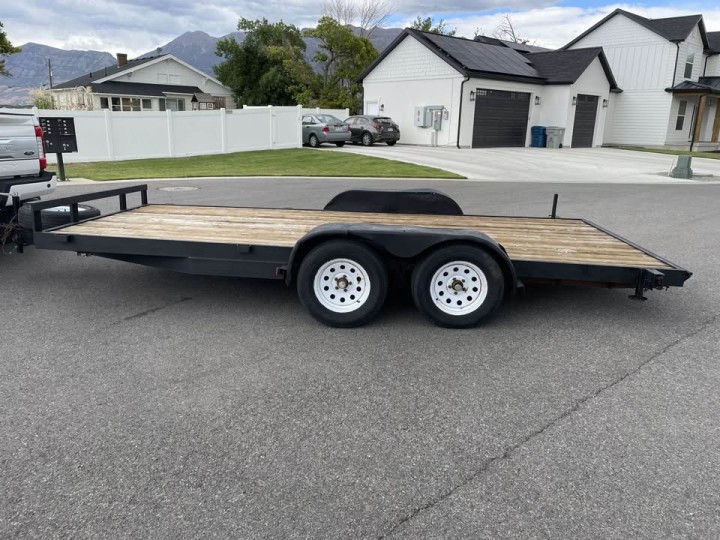COTC 16ft Flatbed Trailer w/ 10K Axles - Built for Utah Jobs
