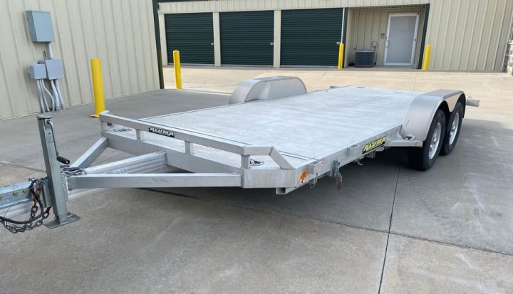 Aluma 7x16 Tilting Flatbed Trailer - Perfect for Nebraska Farms!