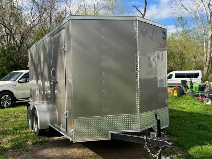 7x14ft Enclosed Cargo Trailer in Indy - Great for Contractors & Small Businesses!