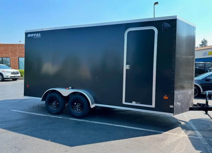 Royal 7x16 Enclosed Cargo Trailer - Rent by Day/Week/Month