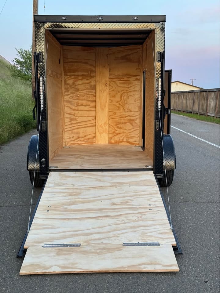 5x8 Enclosed Cargo Trailer - Sac’s Best Budget Hauler! 3,500lb Capacity