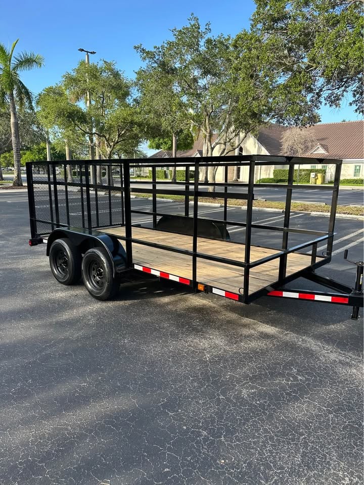 7x14x4 Utility Trailer - Rent Daily/Weekly!