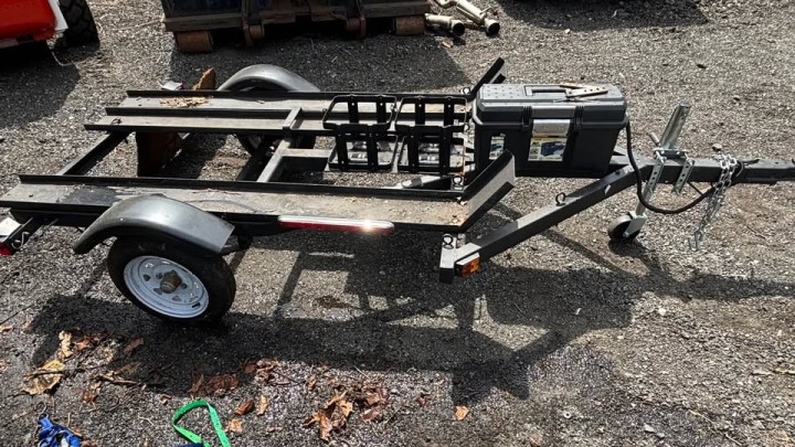 YORK Double Motorcycle Trailer - Haul 2 Bikes Safely in NYC!