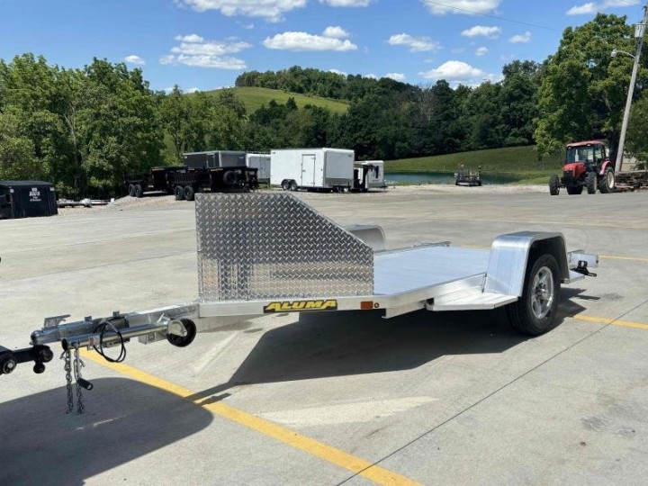 Aluma MC10S-R Single-Rail Motorcycle Trailer