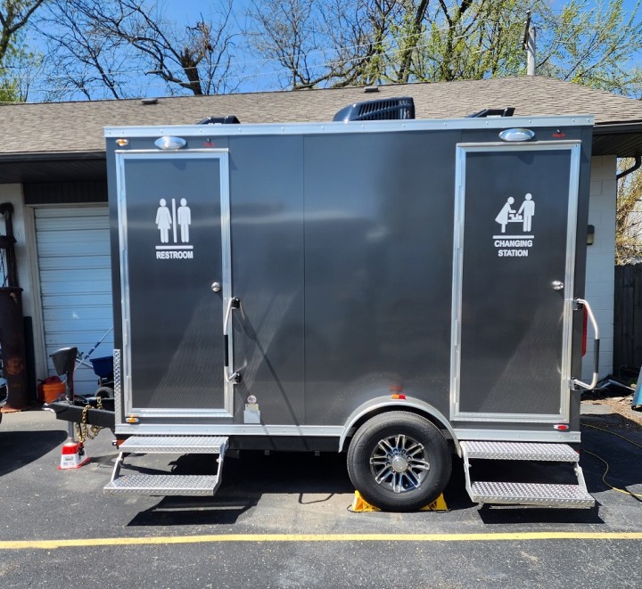 Stall + Changing Station Restroom Trailer - Chicago’s Only