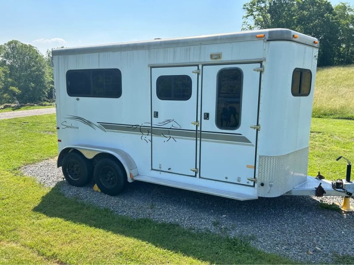 Luxury Sundowner 2-Horse Trailer w/Dressing Room - Top Rental!