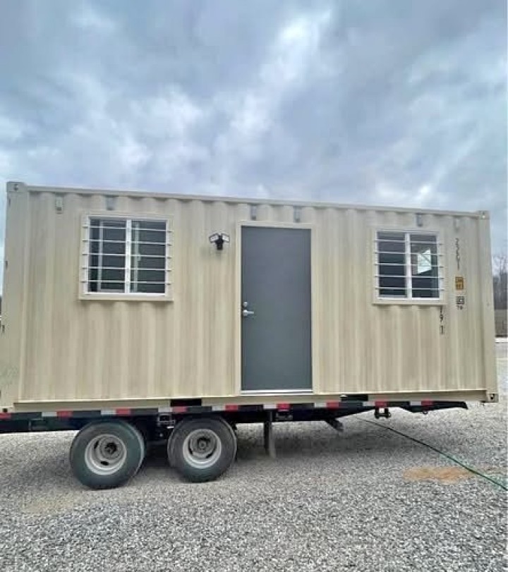 8'x20' Container Office Trailer - Miami's Best Portable Workspace