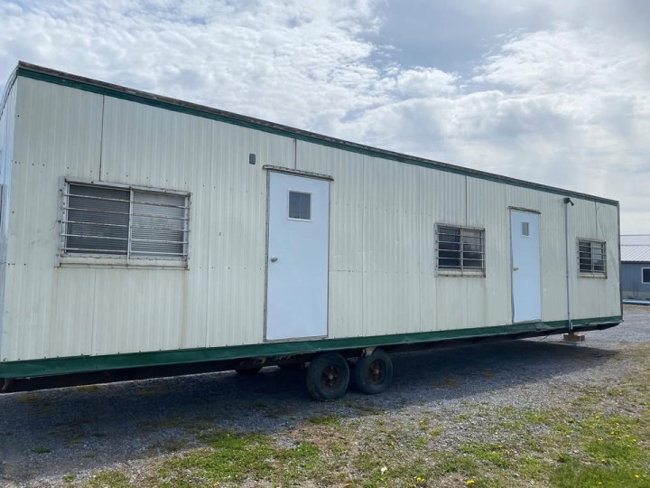 Texas-Sized 40x10ft Office Trailer - Conference Room + 6 Workstations