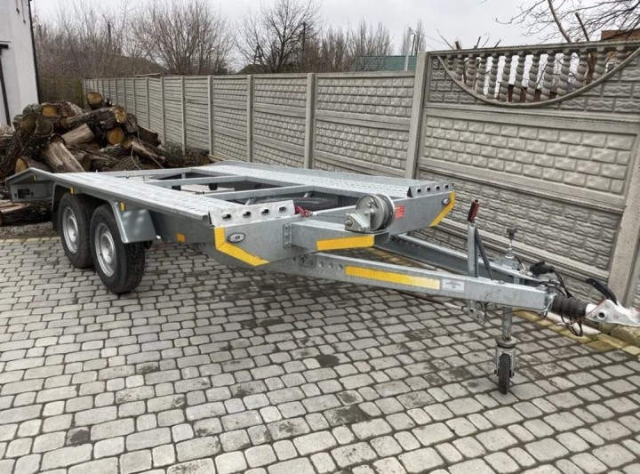 Причіп-лафет 4×2.05 м для перевезення авто до 2150 кг